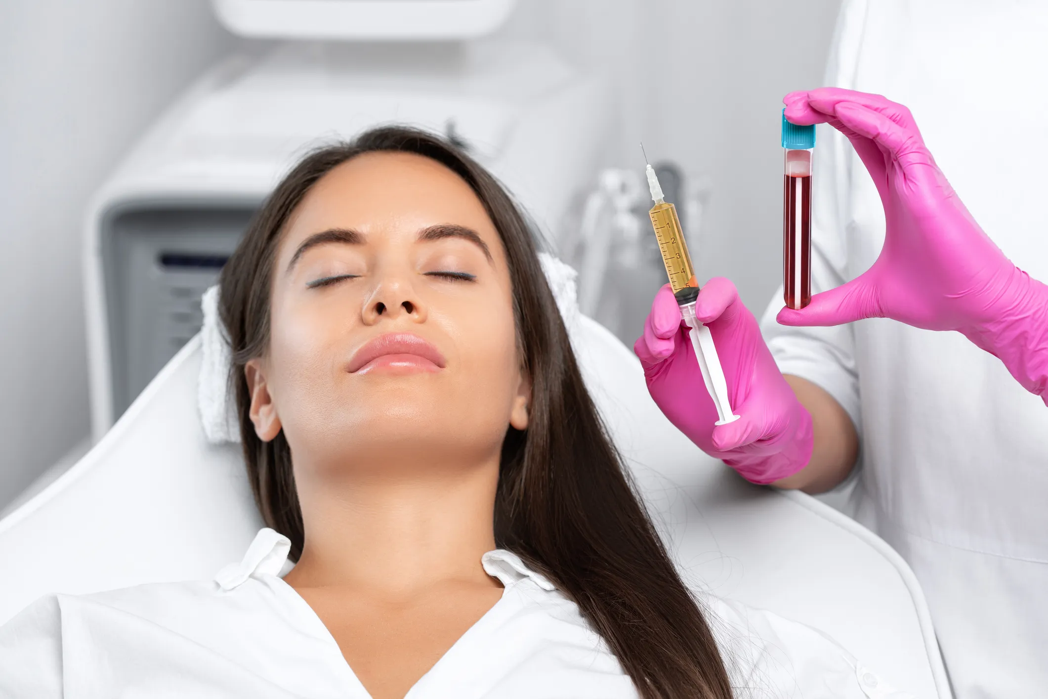 Prp Facial treatment at GLOW by Elena Reitman MD
